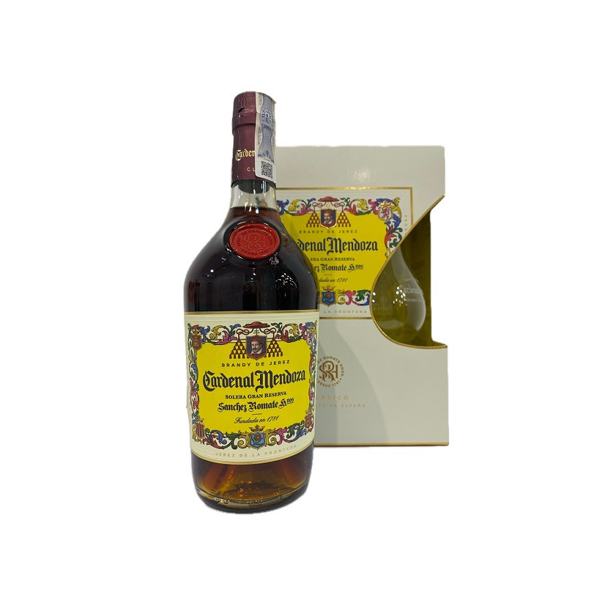 CARDENAL MENDOZA BRANDY DE JEREZ SOLERA GRAN RESERVA 0.7 cl + COPA SAN