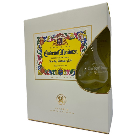 CARDENAL MENDOZA BRANDY DE JEREZ SOLERA GRAN RESERVA 0.7 cl + COPA SAN