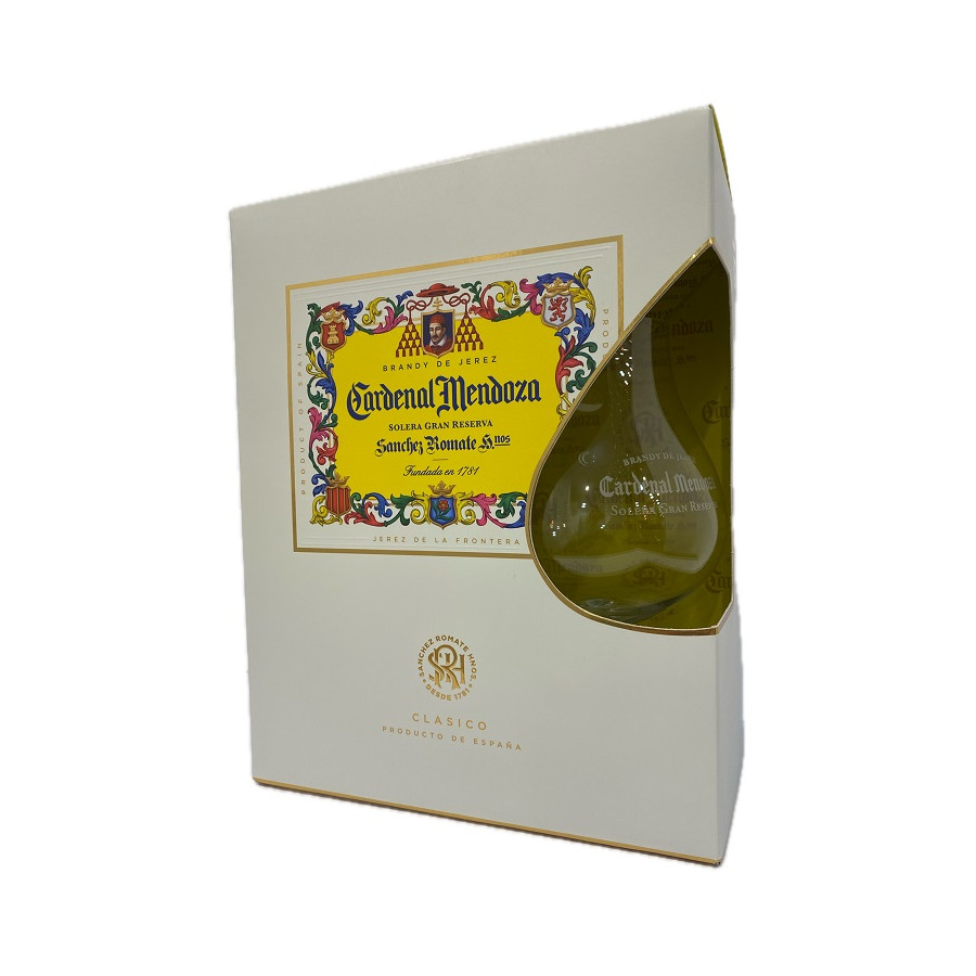 CARDENAL MENDOZA BRANDY DE JEREZ SOLERA GRAN RESERVA 0.7 cl + COPA SAN
