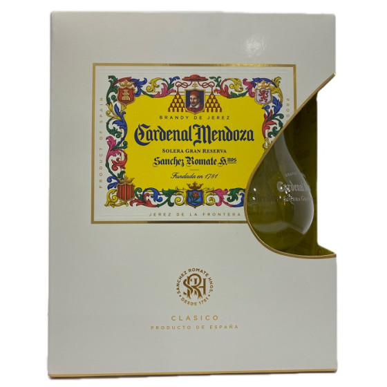 CARDENAL MENDOZA BRANDY DE JEREZ SOLERA GRAN RESERVA 0.7 cl + COPA SAN