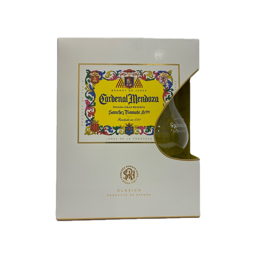 CARDENAL MENDOZA BRANDY DE JEREZ SOLERA GRAN RESERVA 0.7 cl + COPA SAN