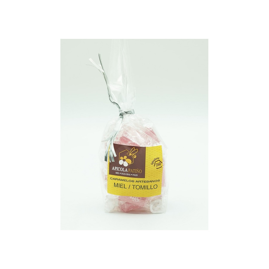CARAMELOS MIEL Y TOMILLO 100 gr APICOLA PATIÑO CONIL CÁDIZ