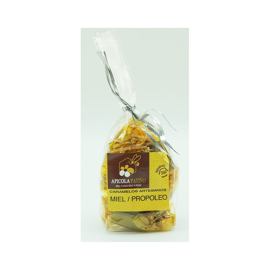 CARAMELOS ARTESANOS MIEL Y PROPOLEO 100 grs APICOLA PATIÑO CONIL CÁDIZ