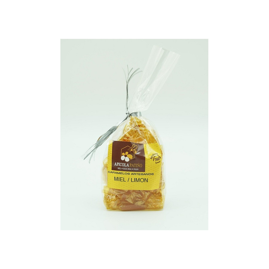 CARAMELOS ARTESANOS MIEL Y LIMÓN 100gr APICOLA PATIÑO CONIL CÁDIZ