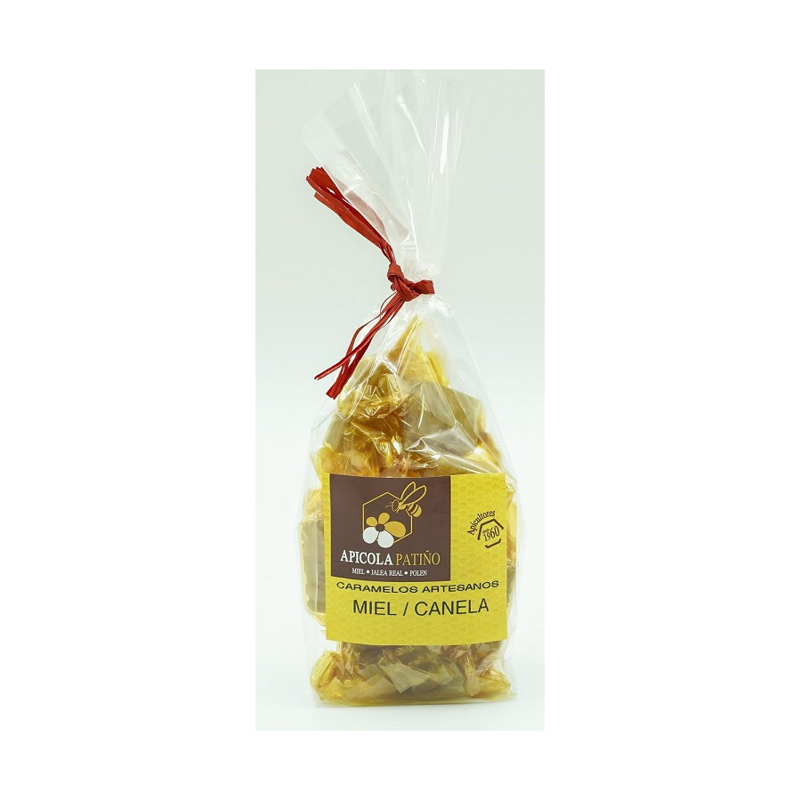 CARAMELOS ARTESANOS MIEL Y CANELA 100gr APICOLA PATIÑO CONIL CÁDIZ