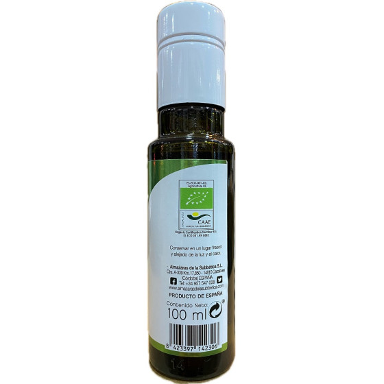 ACEITE DE OLIVA VIRGEN EXTRA ECOLÓGICO 100ML ALMAOLIVA BIO