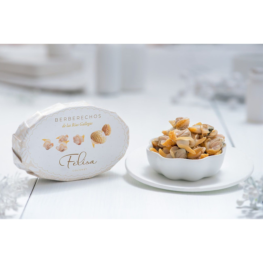 BERBERECHOS DE LAS RÍAS GALLEGAS LATA 112 gr. FELISA GOURMET BARBATE