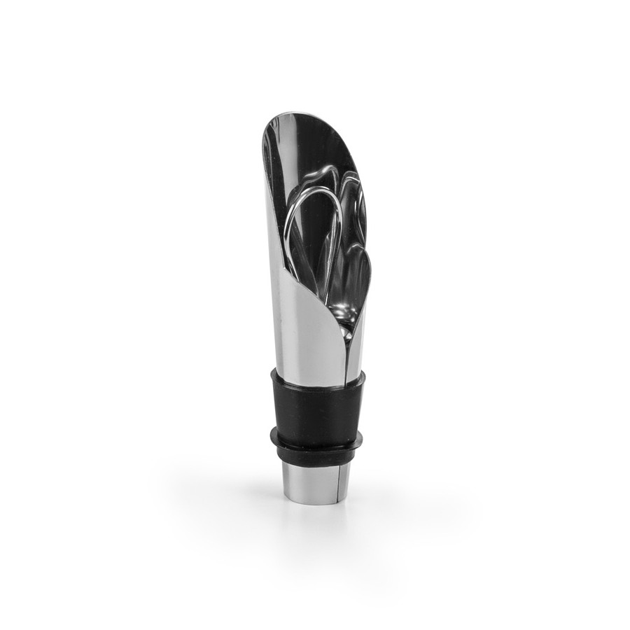 ESCANCIADOR DE VINO CON TAPÓN ACERO INOXIDABLE