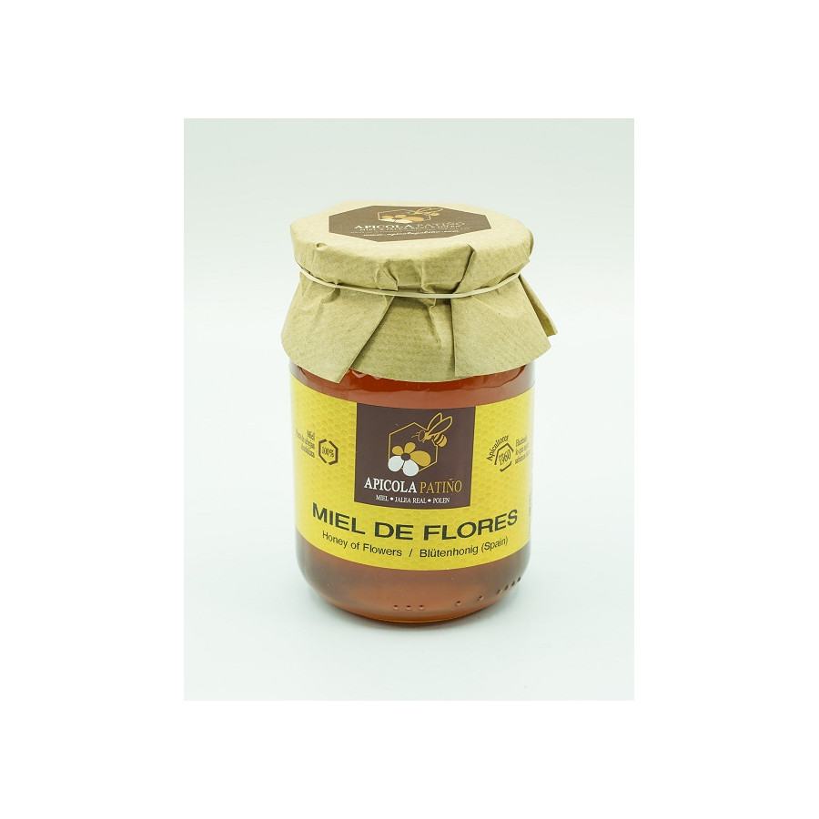 MIEL DE FLORES 500g APICOLA PATIÑO