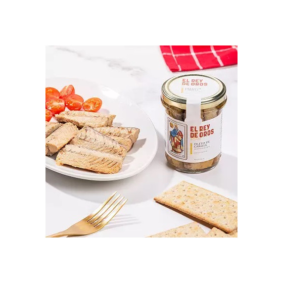 TARRO DE FILETES DE CABALLA 190 gr. EL REY DE OROS BARBATE