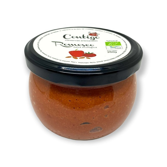 ROMESCO SALSA ECOLÓGICA 250 GR CONTIGO CONSERVAS ARTESANALES