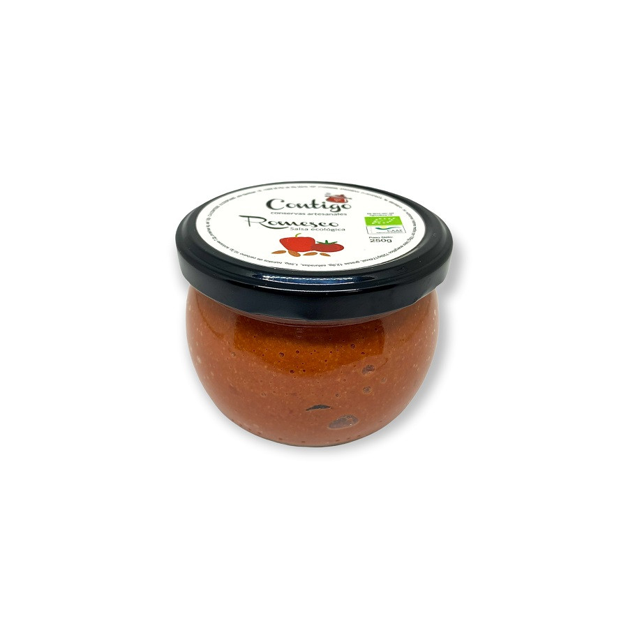 ROMESCO SALSA ECOLÓGICA 250 GR CONTIGO CONSERVAS ARTESANALES
