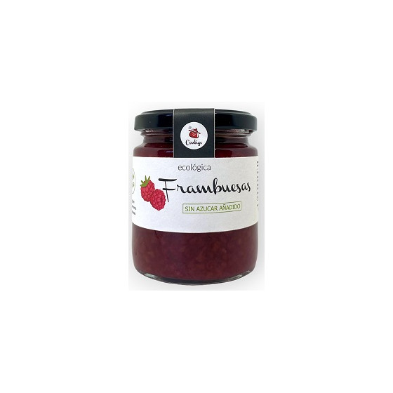 MERMELADA DE FRAMBUESAS SIN AZUCAR AÑADIDO 260g CONTIGO CONSERVAS ARTE