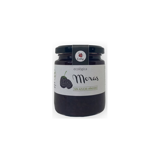 MERMELADA DE MORAS 260g SIN AZUCAR AÑADIDO CONTIGO CONSERVAS ARTESANAL