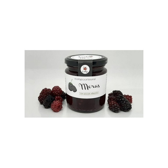 MERMELADA DE MORAS 260g SIN AZUCAR AÑADIDO CONTIGO CONSERVAS ARTESANAL