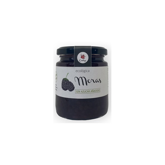 MERMELADA DE MORAS 260g SIN AZUCAR AÑADIDO CONTIGO CONSERVAS ARTESANAL