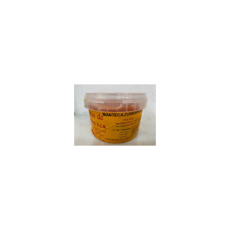 MANTECA ZURRAPA ROJA SABORES DE PATERNA