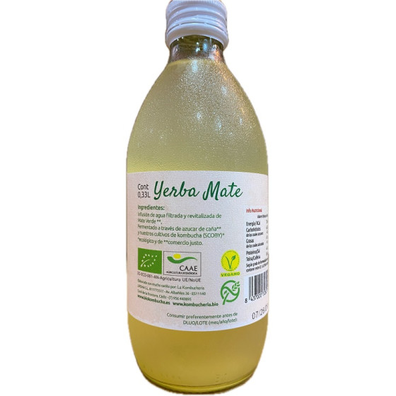 BIO KOMBUCHA YERBA MATE LA KOMBUCHERÍA LIRONA CONIL CÁDIZ 33CL