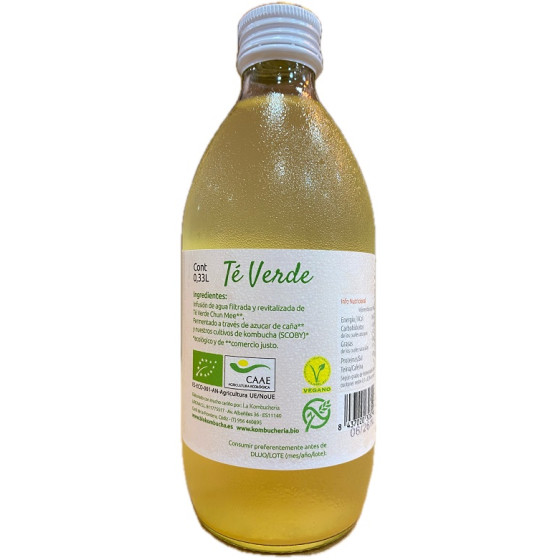 BIO KOMBUCHA TÉ VERDE LA KOMBUCHERÍA LIRONA CONIL CÁDIZ 33CL