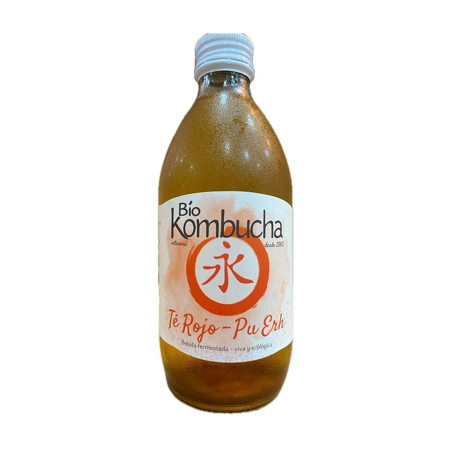BIO KOMBUCHA ARTESANAL TÉ ROJO PU ERH 33CL LA KOMBUCHERÍA