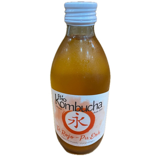 BIO KOMBUCHA ARTESANAL TÉ ROJO PU ERH 33CL LA KOMBUCHERÍA