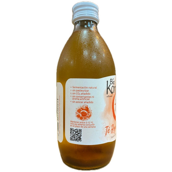 BIO KOMBUCHA ARTESANAL TÉ ROJO PU ERH 33CL LA KOMBUCHERÍA