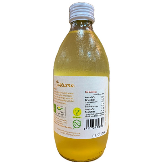 BIO KOMBUCHA CÚRCUMA LA KOMBUCHERÍA LIRONA CONIL CÁDIZ 33CL