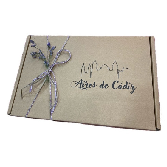 CAJA DE REGALO AIRES DE CÁDIZ 48X32X10 CM – PACKAGING GRANDE PARA PROD