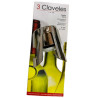 TAPÓN PARA CAVA 3 CLAVELES 5 CM – CROMADO DE ALTA CALIDAD PARA BOTELLA