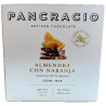 CHOCOLATE ARTESANO ALMENDRA CON NARANJA 40g PANCRACIO