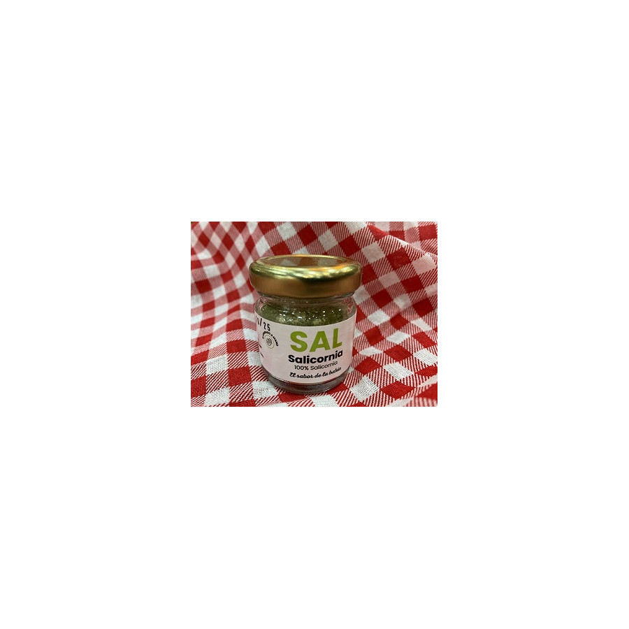 SAL DE SALICORNIA LA SALÁ GOURMET TARRO 15G – SABOR MARINO DE CÁDIZ