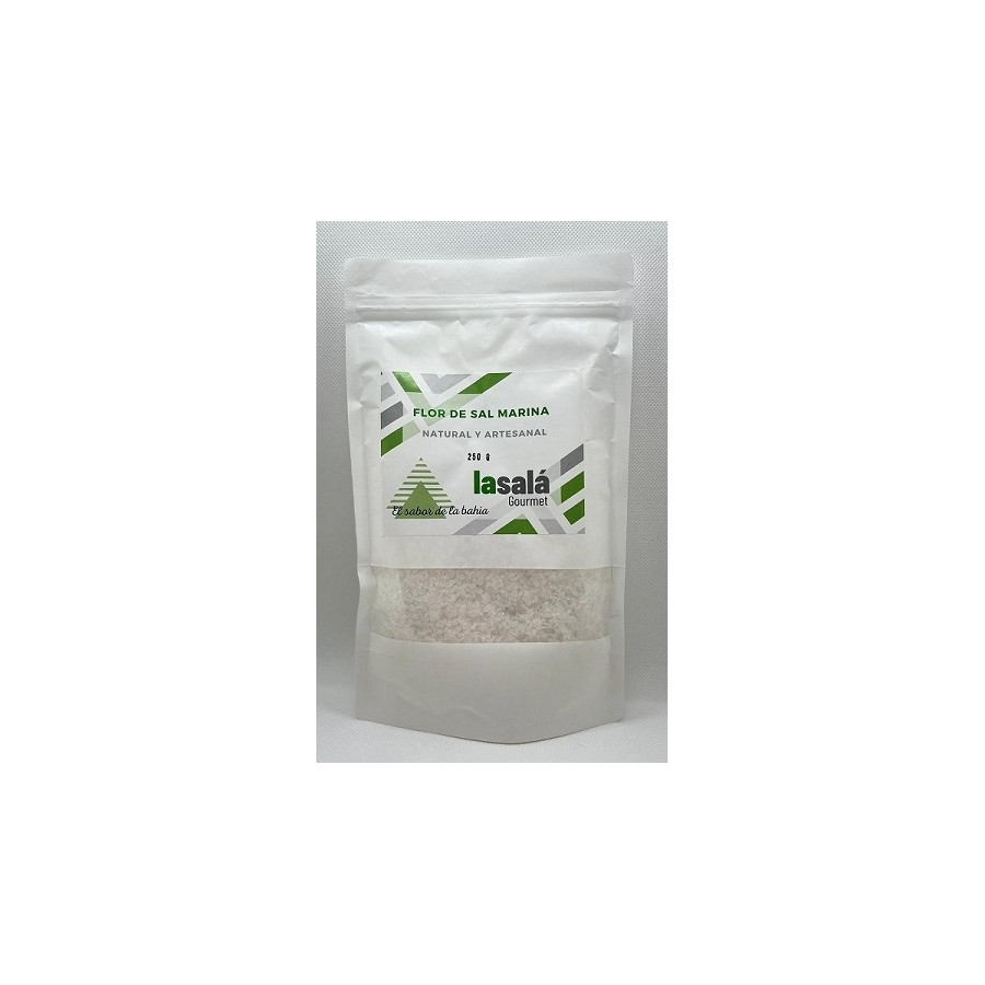 FLOR DE SAL LA SALÁ GOURMET 250G – JOYA MARINA ARTESANAL DE CÁDIZ