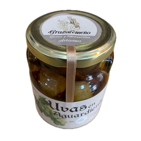UVAS EN AGUARDIENTE ARTESANALES 290G – CONSERVA GOURMET TRADICIONAL DE