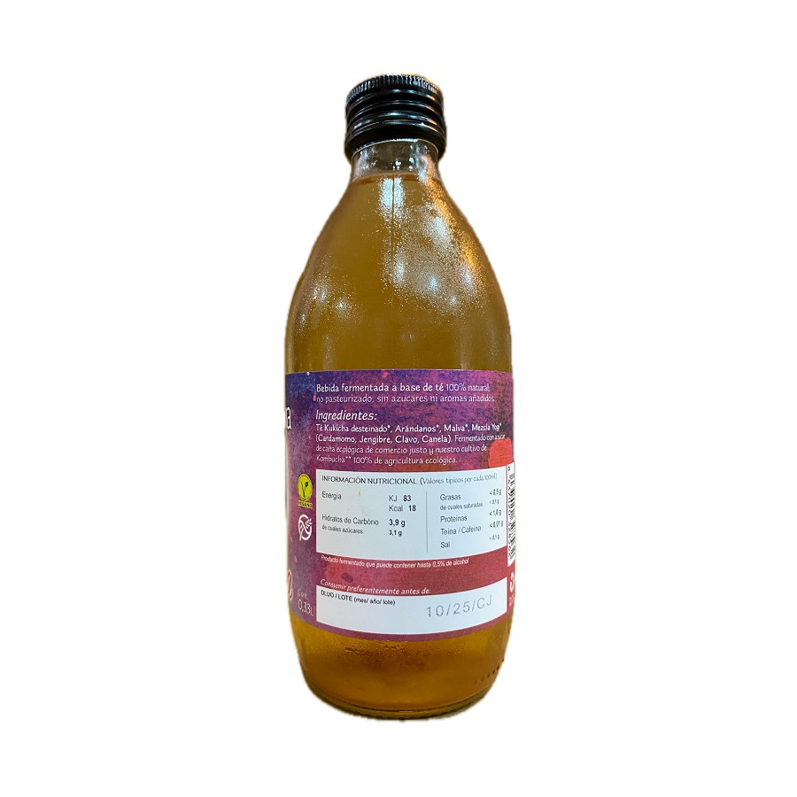 BIO KOMBUCHA LUNA LA KOMBUCHERÍA LIRONA CONIL CÁDIZ 33CL.