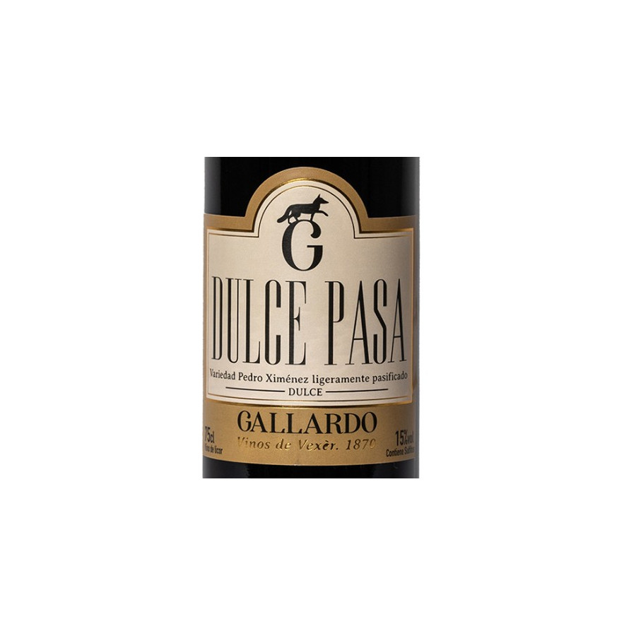 VINO DULCE PASA BOTELLA 75cl. BODEGAS GALLARDO VEJER