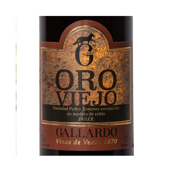 VINO ORO VIEJO BOTELLA 75cl. BODEGAS GALLARDO VEJER
