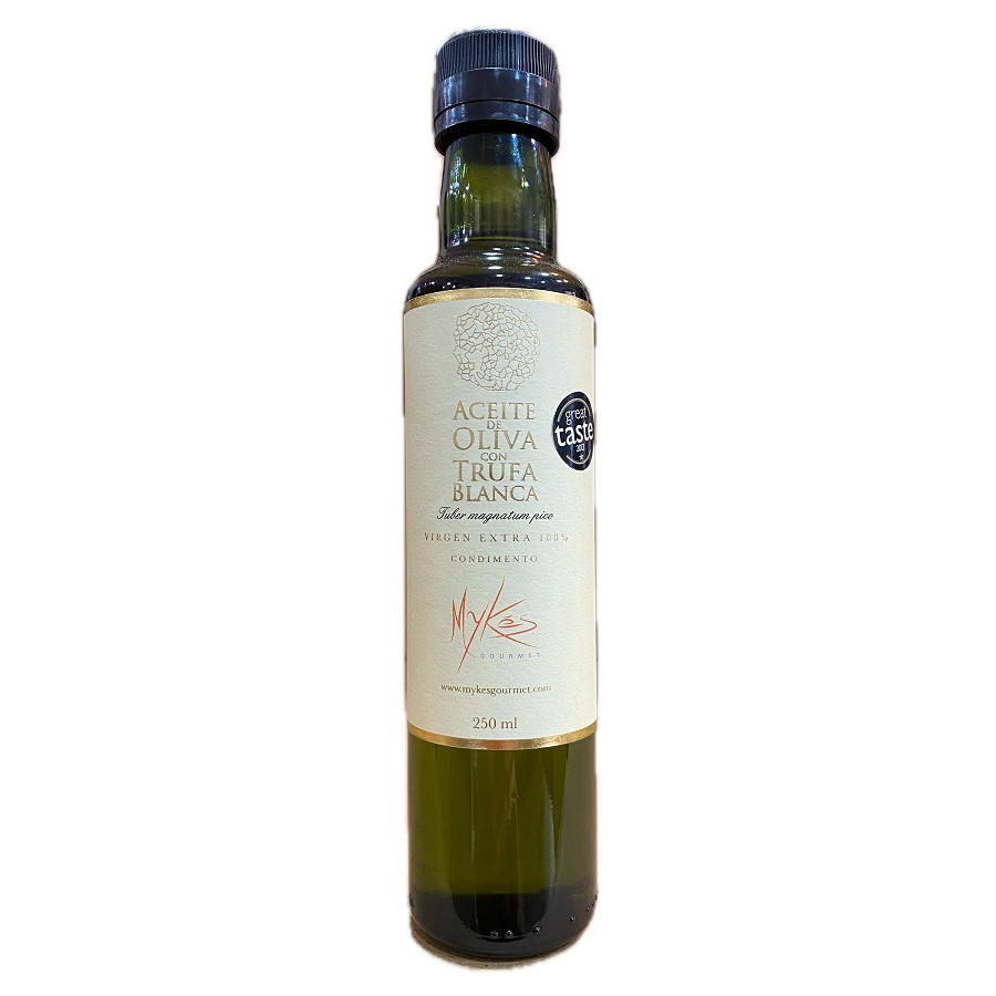 ACEITE DE OLIVA VIRGEN EXTRA CON TRUFA BLANCA MYKES GOURMET 250 ML - S