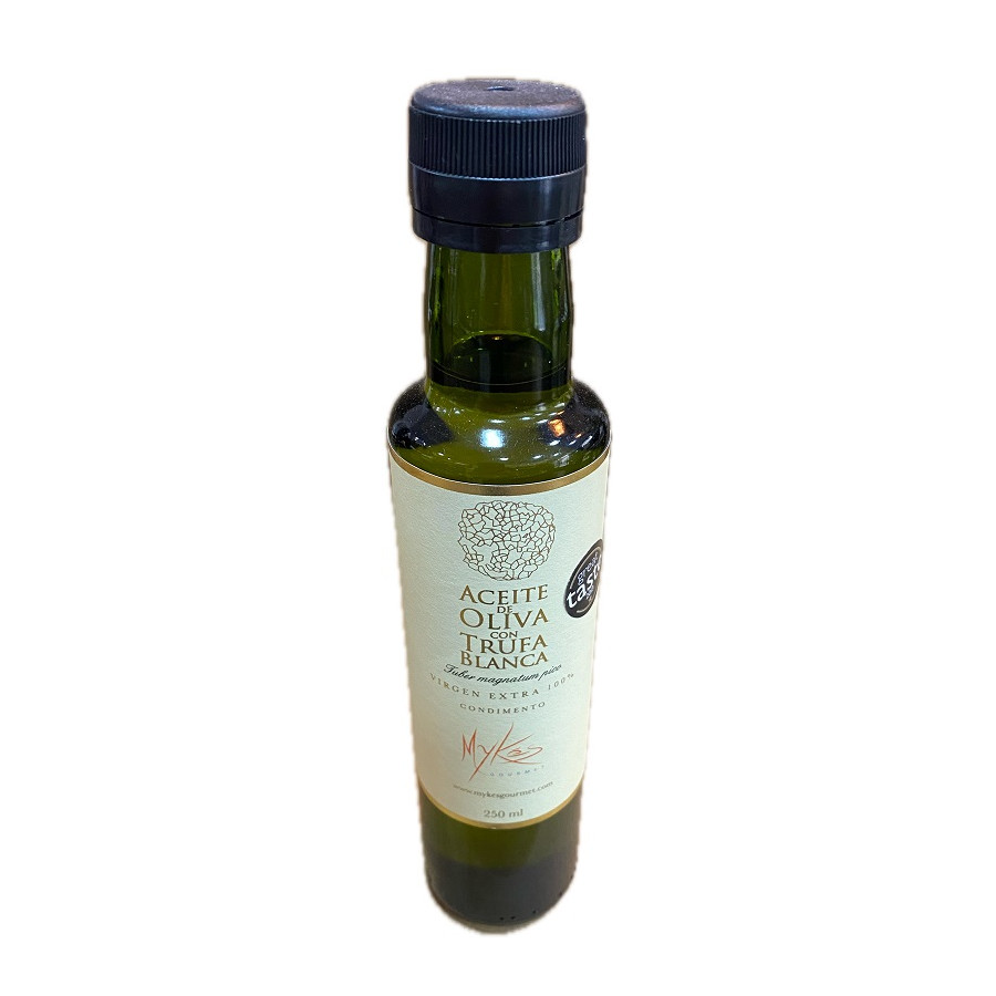 ACEITE DE OLIVA VIRGEN EXTRA CON TRUFA BLANCA MYKES GOURMET 250 ML - S