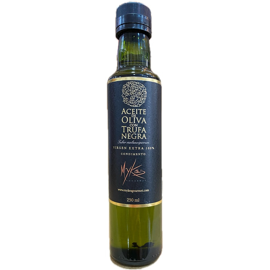 ACEITE DE OLIVA VIRGEN EXTRA CON TRUFA NEGRA MYKES GOURMET 250 ML - SA