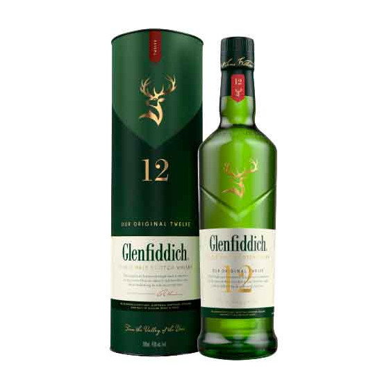 WHISKY GLENFIDDICH 12 AÑOS 0,70cl 