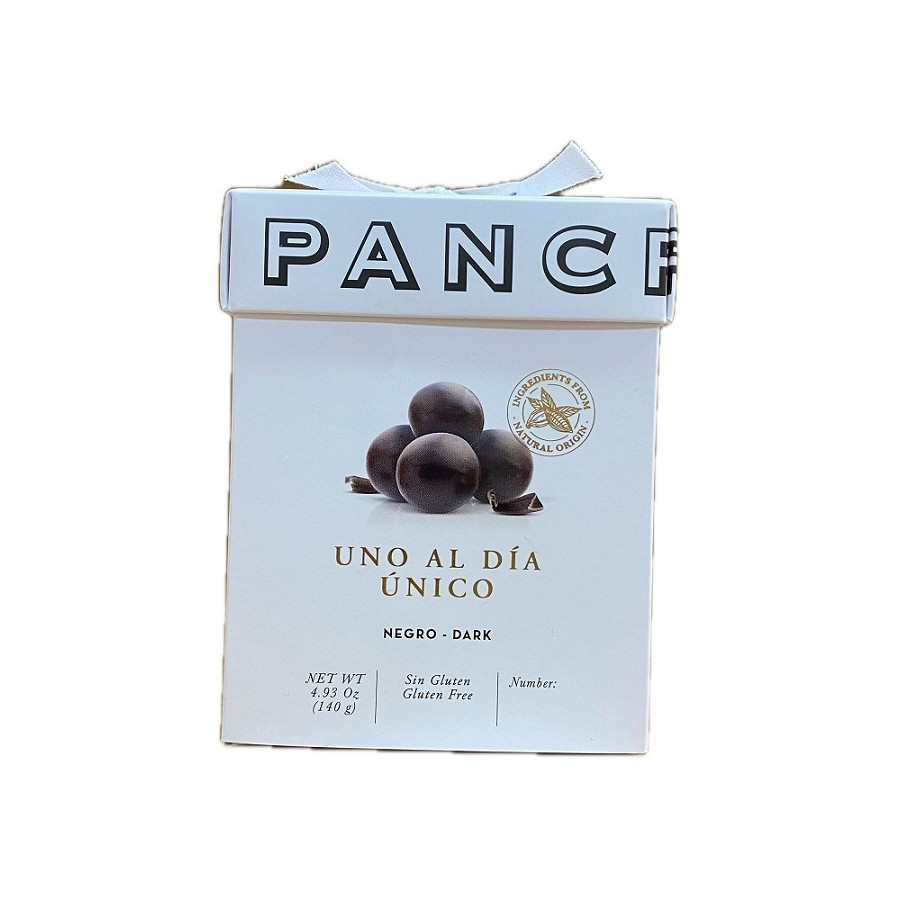 UNO AL DÍA ÚNICO CHOCOLATE NEGRO PANCRACIO 140gr.