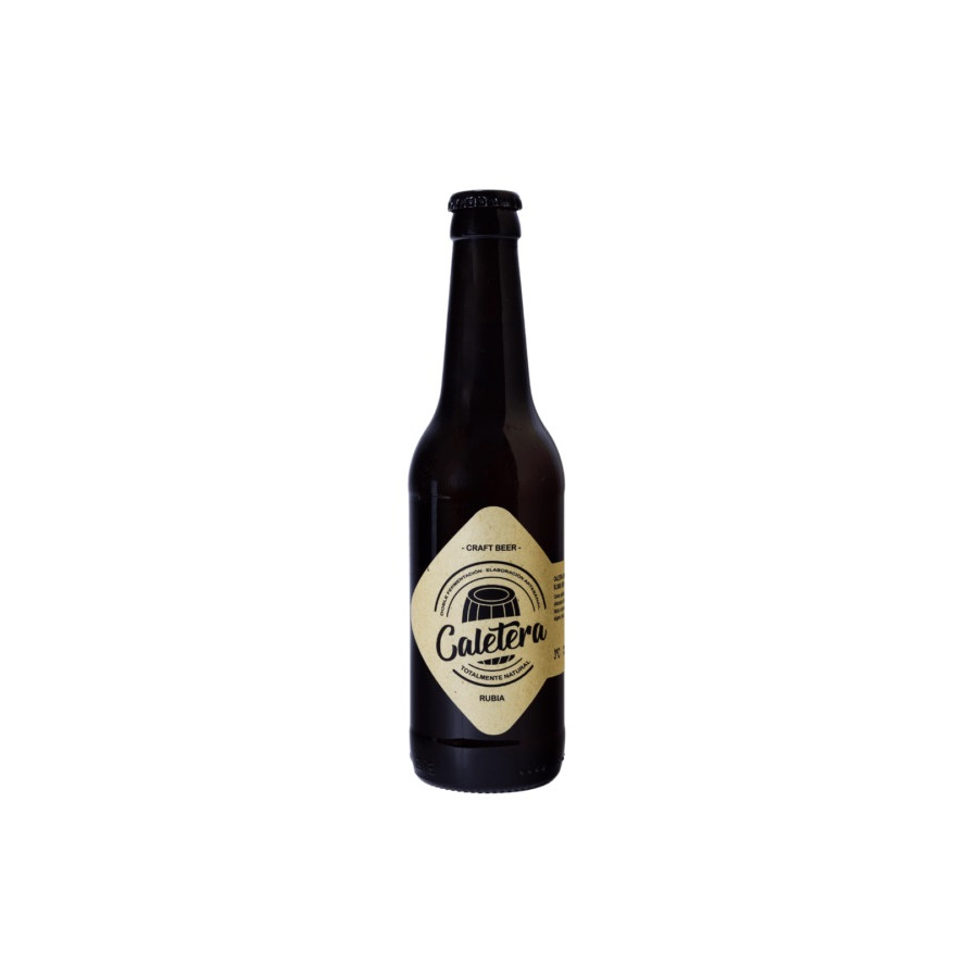 CERVEZA CALETERA RUBIA 33cl
