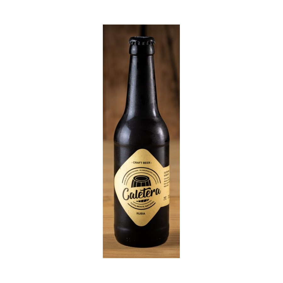 CERVEZA CALETERA RUBIA 33cl