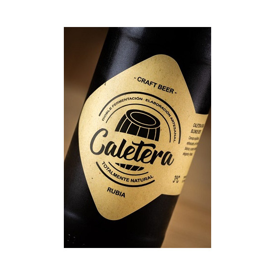 CERVEZA CALETERA RUBIA 33cl