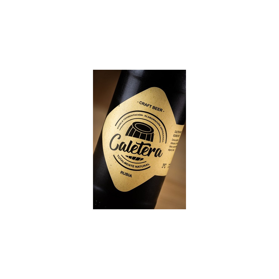 CERVEZA CALETERA RUBIA 33cl