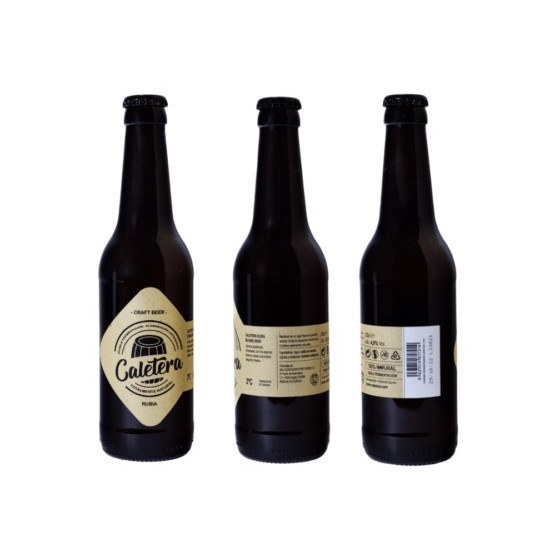 CERVEZA CALETERA RUBIA 33cl