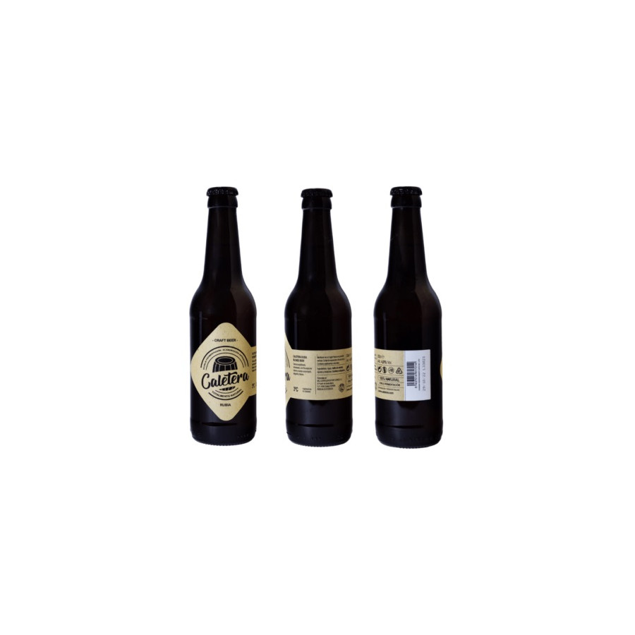 CERVEZA CALETERA RUBIA 33cl