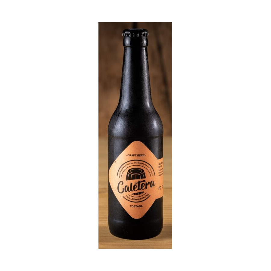 CERVEZA CALETERA TOSTADA 33cl.