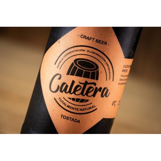 CERVEZA CALETERA TOSTADA 33cl.