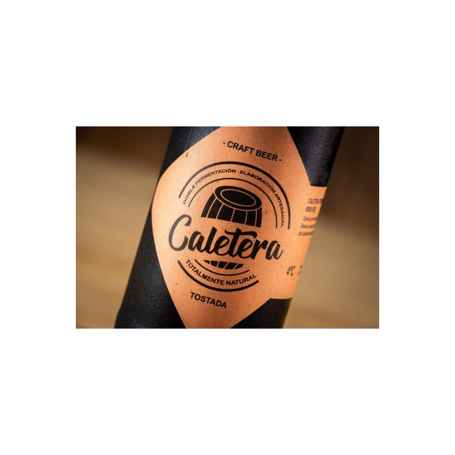 CERVEZA CALETERA TOSTADA 33cl.